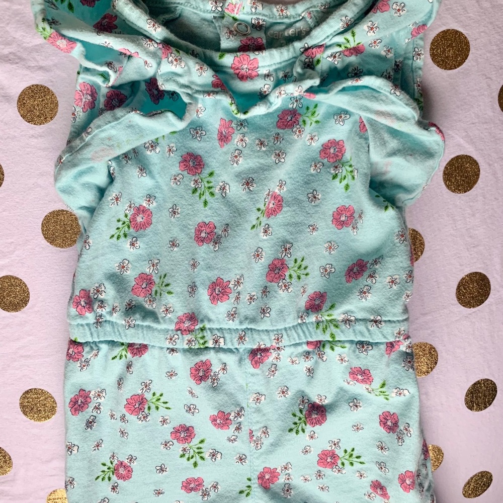 Floral Pants Romper